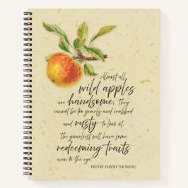 Wilde Äpfel sind schön Notizbuch