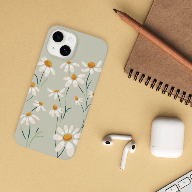 Wilde Ästhetik Chamomile Delikate Blume Case-Mate iPhone Hülle (Von Creator hochgeladen)