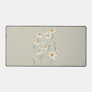 Wilde Ästhetik Chamomile Delikate Blume Schreibtischunterlage