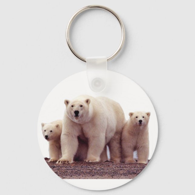Wilde Bären Schlüsselanhänger (Vorderseite)