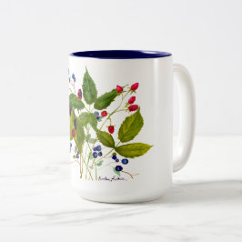 wilde Beerenkaffee-Tasse Zweifarbige Tasse