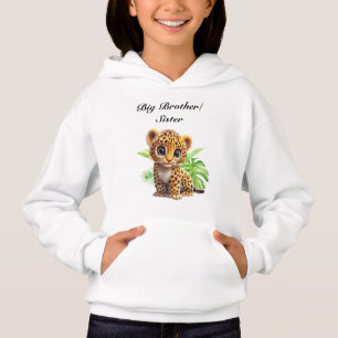 Wilde Big Brother Schwester Leopard Sweatshirt