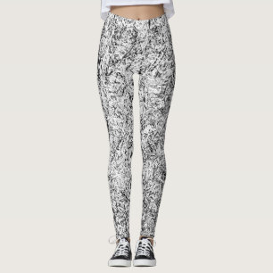 Wilde Blätter. Abstrakte Naturkunst Leggings
