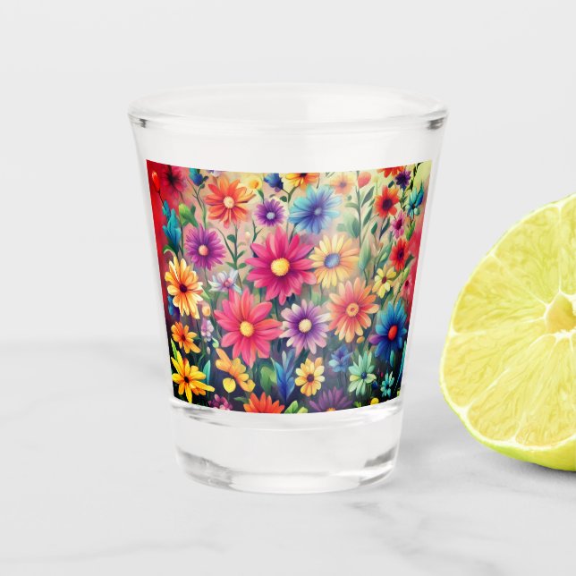 Wilde Blume #22 - Schnapsglas (Vorderseite)