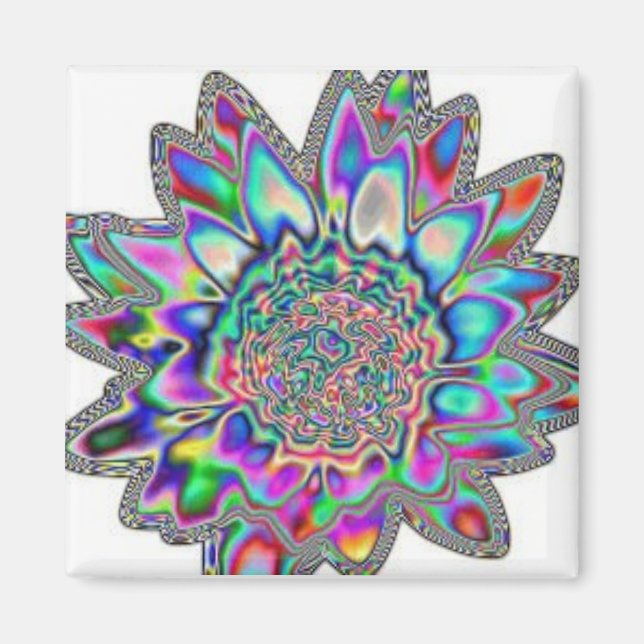 Wilde Blume 5 Magnet (Vorne)