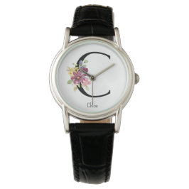 Wilde Blume Alphabet C Watch Armbanduhr