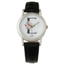 Wilde Blume Alphabet E Watch