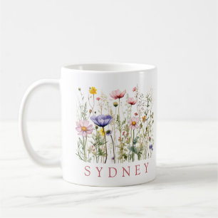 Wilde Blume Benutzername Kaffeetasse