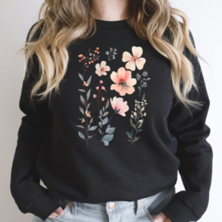 Wilde Blume-Blumen-Zauberhaft Sweatshirt