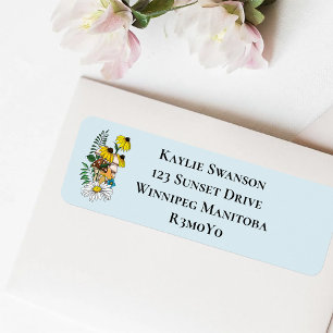 Wilde Blume Blumenblauer Pilz