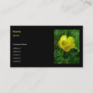 Wilde Blume - Butterblume Visitenkarte