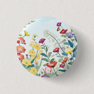 Wilde Blume Button