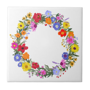 Wilde Blume Coster Glass Untersetzer Keramik Tile