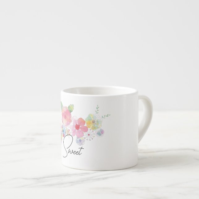 Wilde Blume  Espressotasse (Vorderseite Rechts)