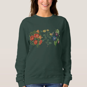 Wilde Blume, floral , botanisch, Naturliebhaber Sweatshirt