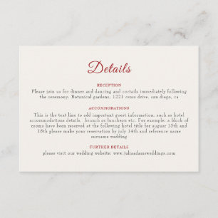 Wilde Blume Gelbe Marigold Foliage Hochzeit Begleitkarte