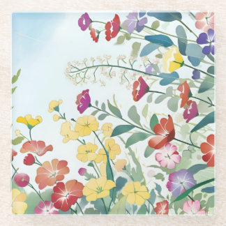 Wilde Blume Glasuntersetzer