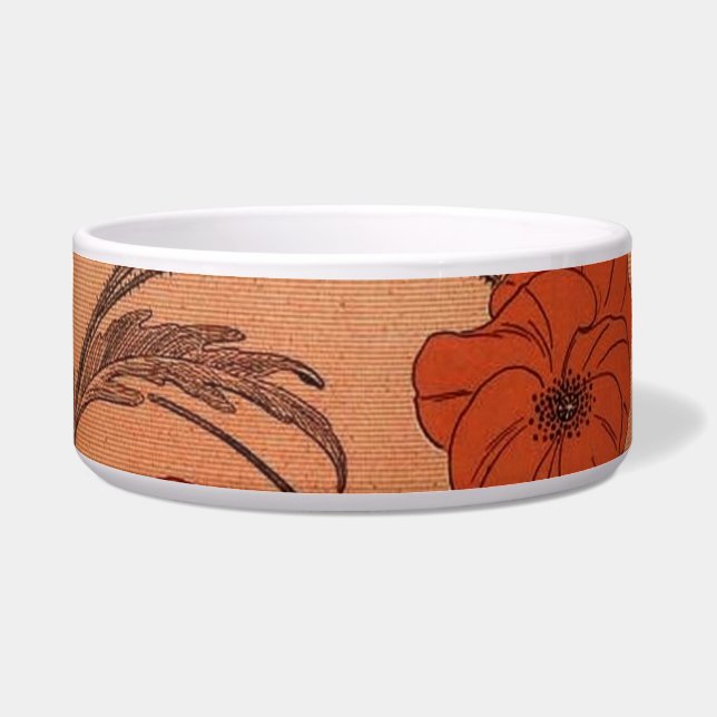 Wilde Blume Haustiere Bowl Napf (Vorderseite)