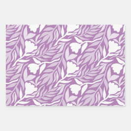 Wilde Blume Kaskade Geschenkpapier Set