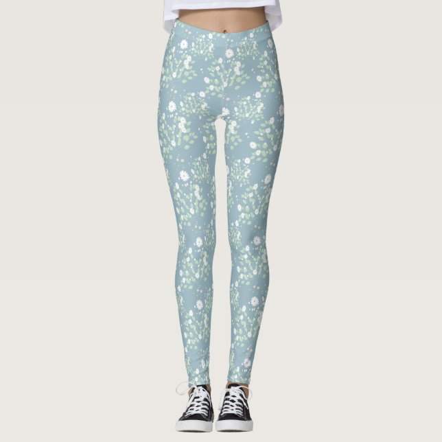 Wilde Blume Leggings (Vorderseite)