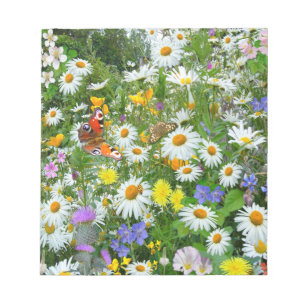 Wilde Blume Meadow Notizblock