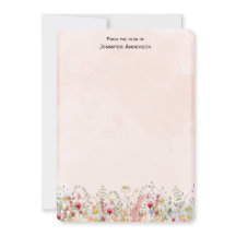 Wilde Blume Moderne Botanische Florale Personalisi