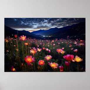 Wilde Blume Ruhe Natur Stille Ruhe Poster