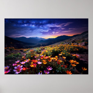 Wilde Blume Ruhe Natur Stille Ruhe Poster