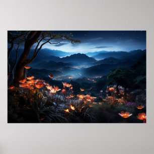 Wilde Blume Ruhe Natur Stille Ruhe Poster