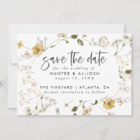 Wilde Blume Save the Date