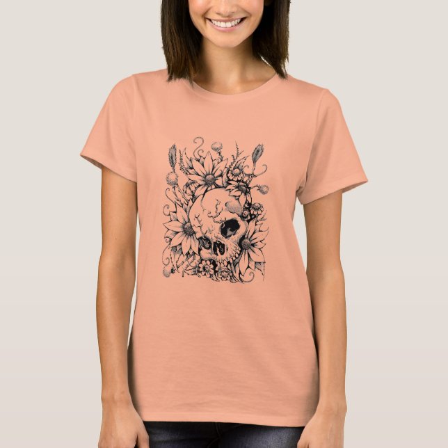 Wilde Blume T-Shirt (Vorderseite)