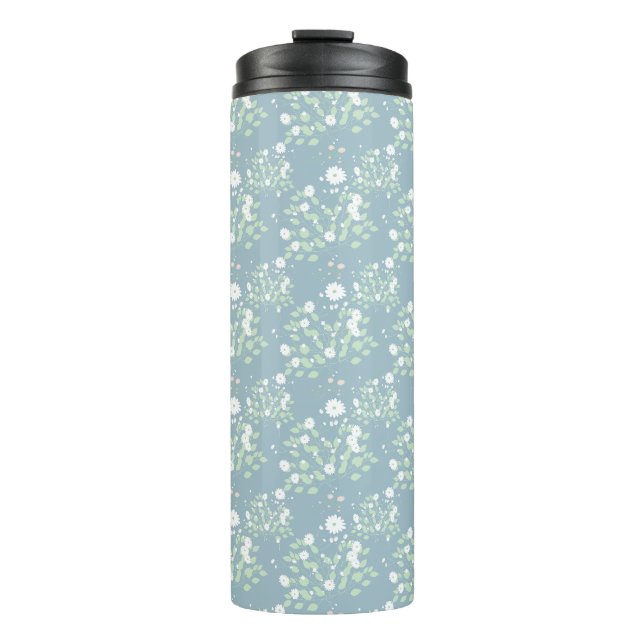 Wilde Blume Thermosbecher (Vorderseite)