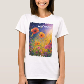 Wilde Blume Vintag T-Shirt