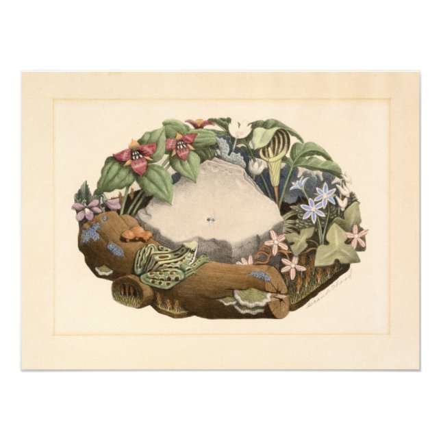 Wilde Blume von Grant Wood Fotodruck (Vorne)