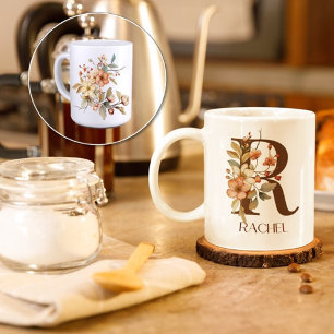 Wilde Blume Wasserfarbe erste R Kaffeetasse
