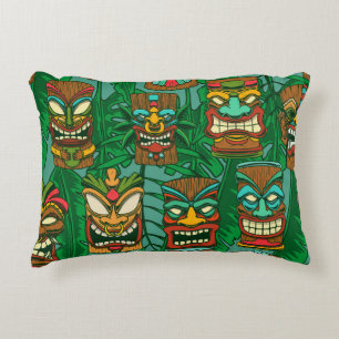 Wilde Blume Wasserfarbe: farblos nahtlos Dekokissen