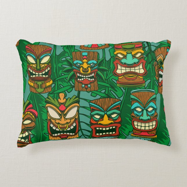 Wilde Blume Wasserfarbe: farblos nahtlos Dekokissen (Vorderseite)