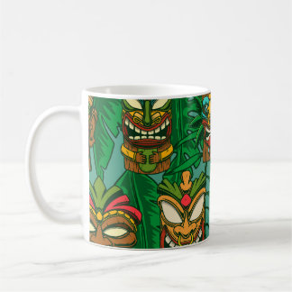 Wilde Blume Wasserfarbe: farblos nahtlos Kaffeetasse