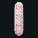 Wilde Blume Wasserfarbe Skateboard<br><div class="desc">Helle und fröhliche Aquarellfarben Wildblume und Blätter Gemälde eines üppig bewachsenen Gartens. Ideal für Gärtner,  Naturliebhaber und Floristen.</div>