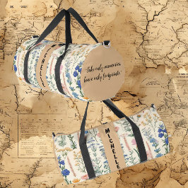 Wilde Blume Wiesen Blätter Blumenreise Duffle Bag