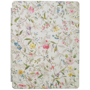 Wilde Blumen entwerfen für silk Material, c.1790 iPad Hülle