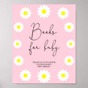 Wilde Blumen Gänseblümchen - Bücher für Baby Poster