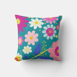 Wilde Blumen Kissen