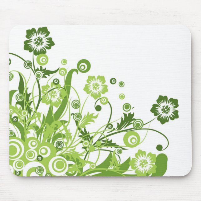 Wilde Blumen Mousepad (Vorne)