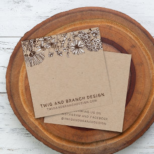 Wilde Blumen Ohrstecker Displaykarte