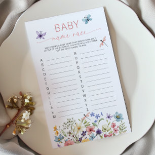 Wilde-Blumen-Schmetterlingsgarten-Babynamen-Rennsp