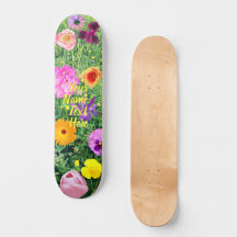 Wilde Blumen Skateboard