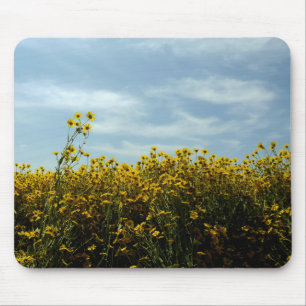 Wilde Blumen Sonnenblumen Mousepad