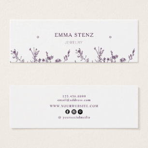 Wilde Blüte ・ Ohrläppchen - Display Card