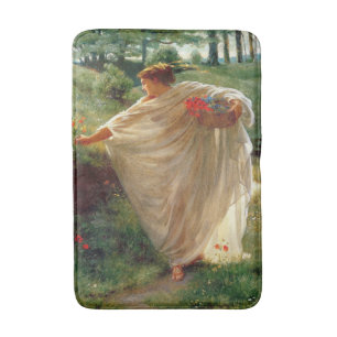 Wilde Blüten (von Edward Poynter) Badematte